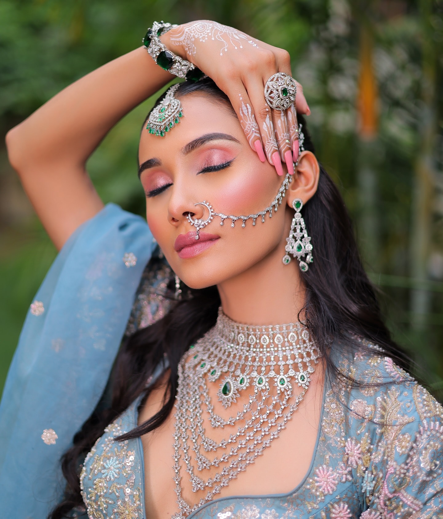 Day Wedding bridal makeup look