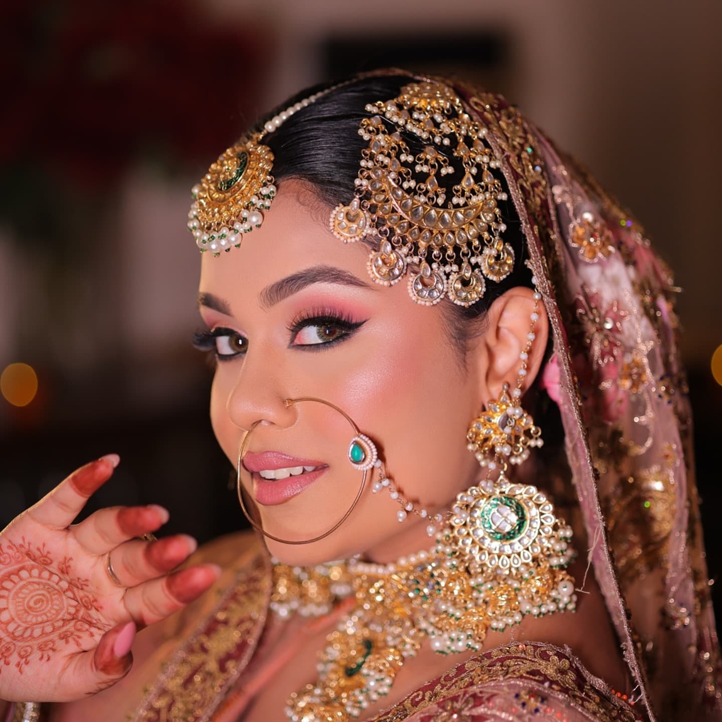 Sikh Bride bridal makeup look by Madhu Gupta, MG Makeovers Gurugram