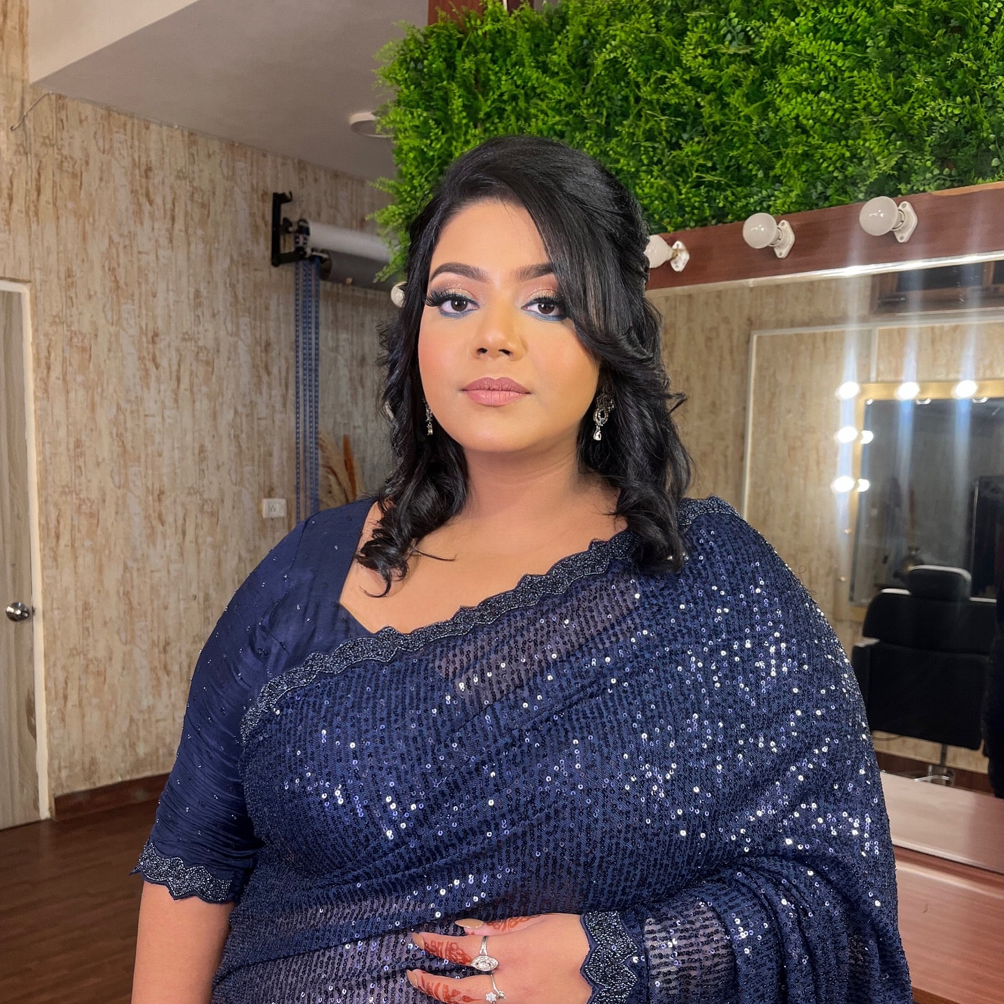 Party makeup by Madhu Gupta at MG Makeovers, Gurugram. Look 8