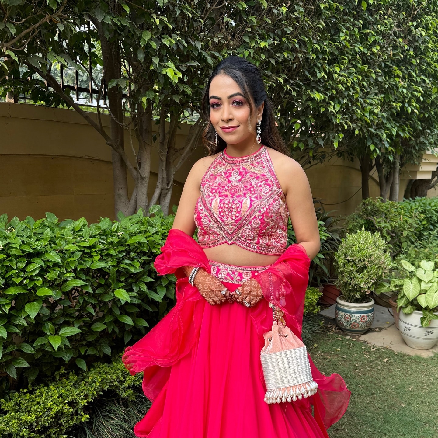 Party makeup by Madhu Gupta at MG Makeovers, Gurugram. Look 17