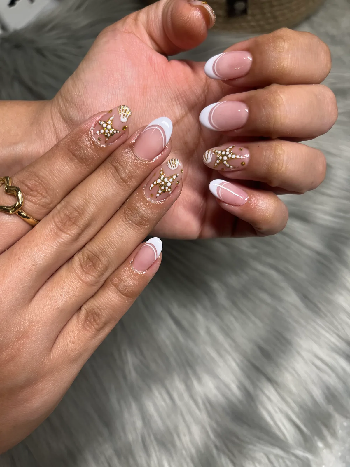 Pink Gold Glitter Nails Pink Gold Glitter Nails nail art design
