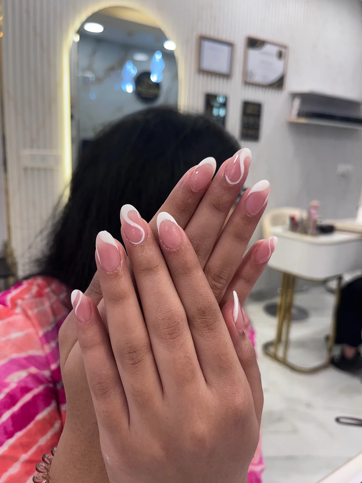 Soft Pink French Nails Soft Pink French Nails nail art design
