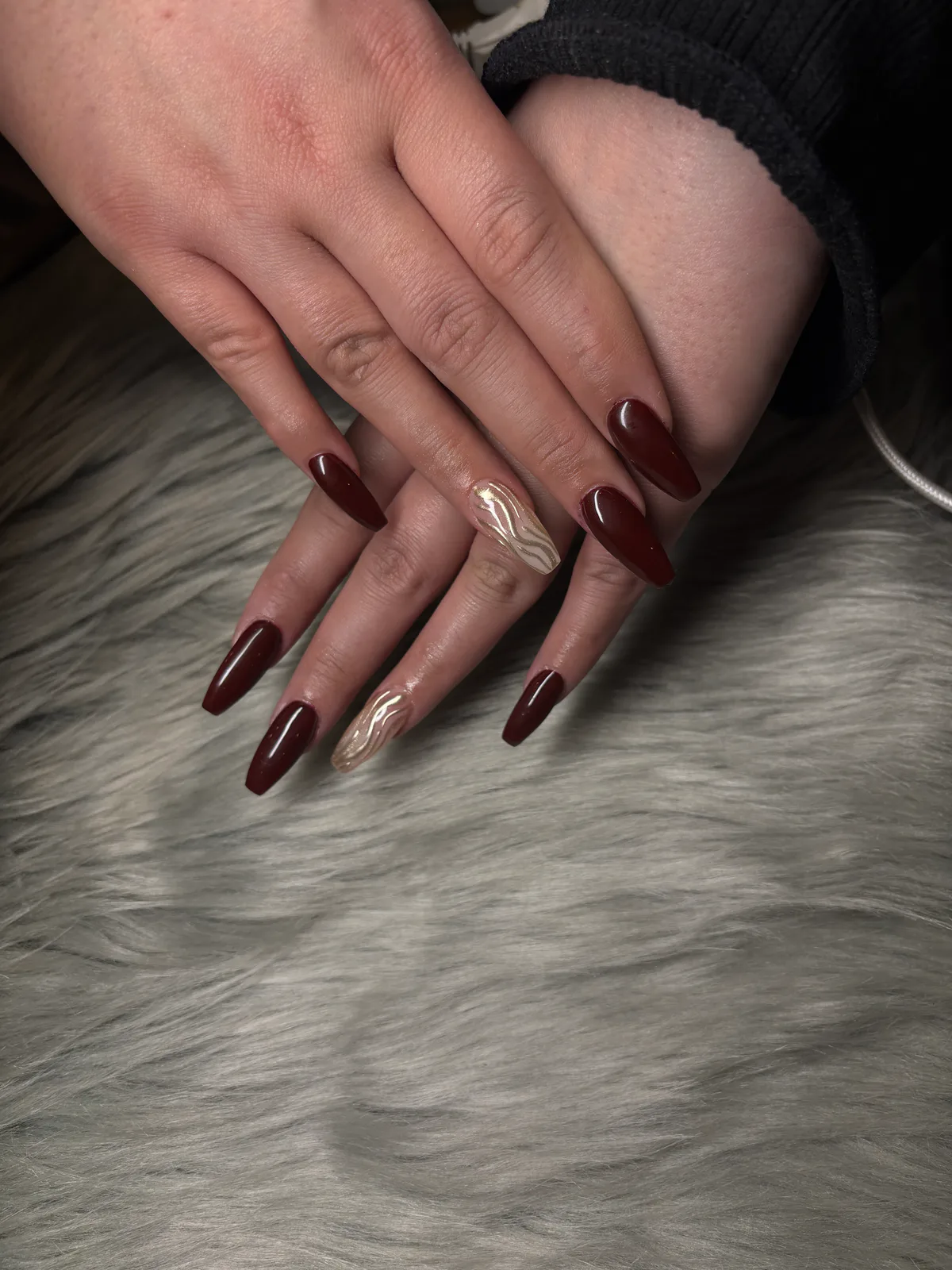 Wine Velvet Nail Art Wine Velvet Nail Art nail art design